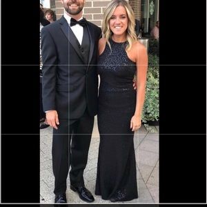 Long dress, black. Worn once. Excellent condition